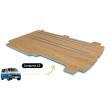 Plancher composite monobloc VW T5/T6 : L2 - 4 rails - Autumn Maple Mobiframe