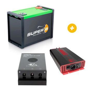 Pack Batterie Lithium Nomia 210 Ah + Convertisseur + Booster