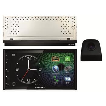 Pack Multimédia GRUNDIG Android auto & Apple Car Play + Caméra de recul IDCAM120FRCA
