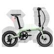 Vélo à assistance électrique pliant 16'' Morning Origins : Vert Sauge Eovolt