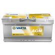 Batterie auxiliaire Professional AGM : 105 Ampères Varta