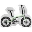 Vélo à assistance électrique pliant 20'' Afternoon Origins : Vert Sauge Eovolt