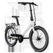 Vélo à assistance électrique pliant 24'' Evening Origins : Sable Chaud Eovolt