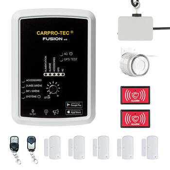 Alarme Fusion 4G LTE : Alarme Kit Vanlife Guard