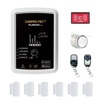 Alarme CarPro-Tec Fusion 4G LTE : Alarme Kit Camper Basic
