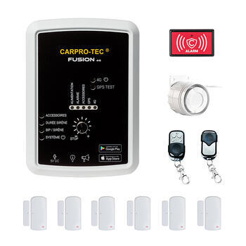 Alarme Fusion 4G LTE : Alarme Kit Camper Basic