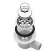 Siphon avec raccord d’évacuation coudé : Diamètre 20 mm Dometic