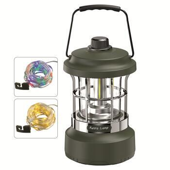 Lampe rechargeable avec guirlande lumineuse