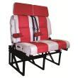 Banquette Neptune 3 Points : 112 cm tissus origine avec interface courte 2 places 