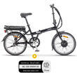 Pack VAE PF1 + étiquette : Pack VAE pliant PF1 Noir 10.4Ah + Marquage BicyCode PUNCH