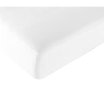 Drap housse en Lyocell : Blanc 130/140 x 190 cm