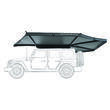Store latéral : Allongé - Gauche 270° Leaf 200 cm gris VickyWood