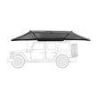 Store latéral : Droit ou Gauche 180° Leaf 200 cm gris VickyWood