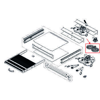 KIT REPARATION PIGNON MARCHE PIED