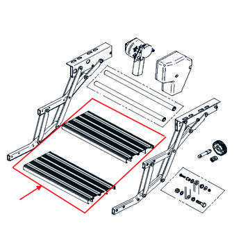 Marche 440mm (lot de 2)