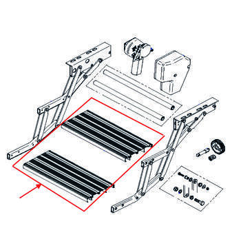 Marche 380mm (lot de 2)