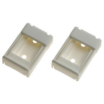 Support de pied de store noir sur paroi (lot de 2)