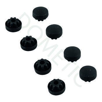 kit,bouchon,noir,8 pièces,d=8