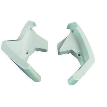 Embout gauche + droit du rail avant 4200 blanc