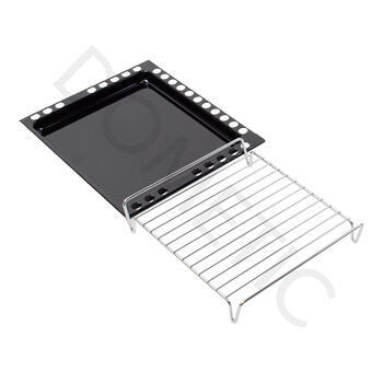 Ensemble plaque à rotir+ 1 grille support pour four