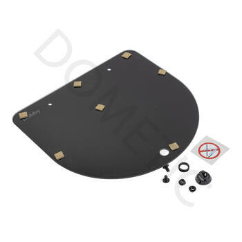 kit couvercle verre noir pour evier et combiné réchaud