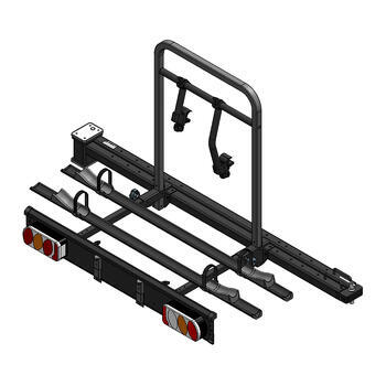 Porte-vélos pivotant sur châssis Sesamo pour fourgon