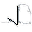 Adaptateur Omnistor 5200 : Mercedes Sprinter pour toit relevable Thule