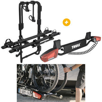 Ligtboard pour VeloTrack +  PV fourgon 2 portes arrière VeloTrack Frame + Faisceau de câble 13PIN véhicules après 02/2011