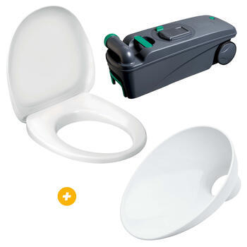 Kit Renov'Toilettes pour C2-C3-C4 version gauche + Insert de toilettes en porcelaine Twusch C2/3/4