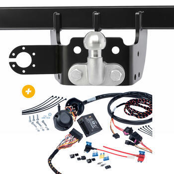 Attelage pour fourgon + Faisceau Jaeger 13 broches pour Jumper, Ducato, Boxer avec radars