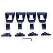 Kit adaptateur Activa+  pour barres de toit rails intégrés longitudinaux : Kit 05+ 