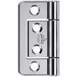 Charnières anglaise en acier : Nickelé de dimensions 38x20 mm Decmo