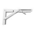 Console pliante ultra résistante 200 kg : Blanc de dimensions 20x11x2cm Decmo