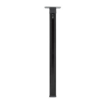 Pied de table ovale en aluminium pivotant sur le haut 315 - 675 mm