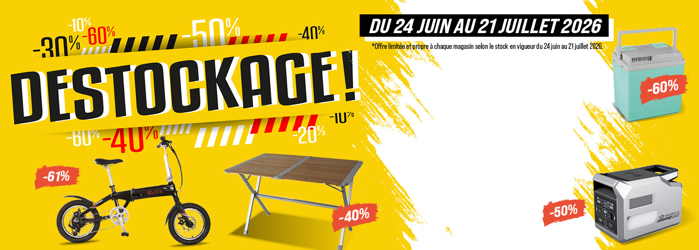 OPÉRATION SPÉCIALE DESTOCKAGE !