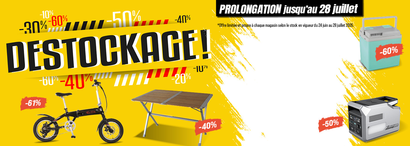 OPÉRATION SPÉCIALE DESTOCKAGE !