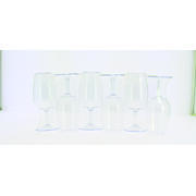 Lot de 6 verres à vin de dégustation en tritan