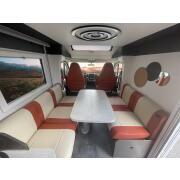 Housses sur-mesure camping-car : Leather touch 3 banquettes