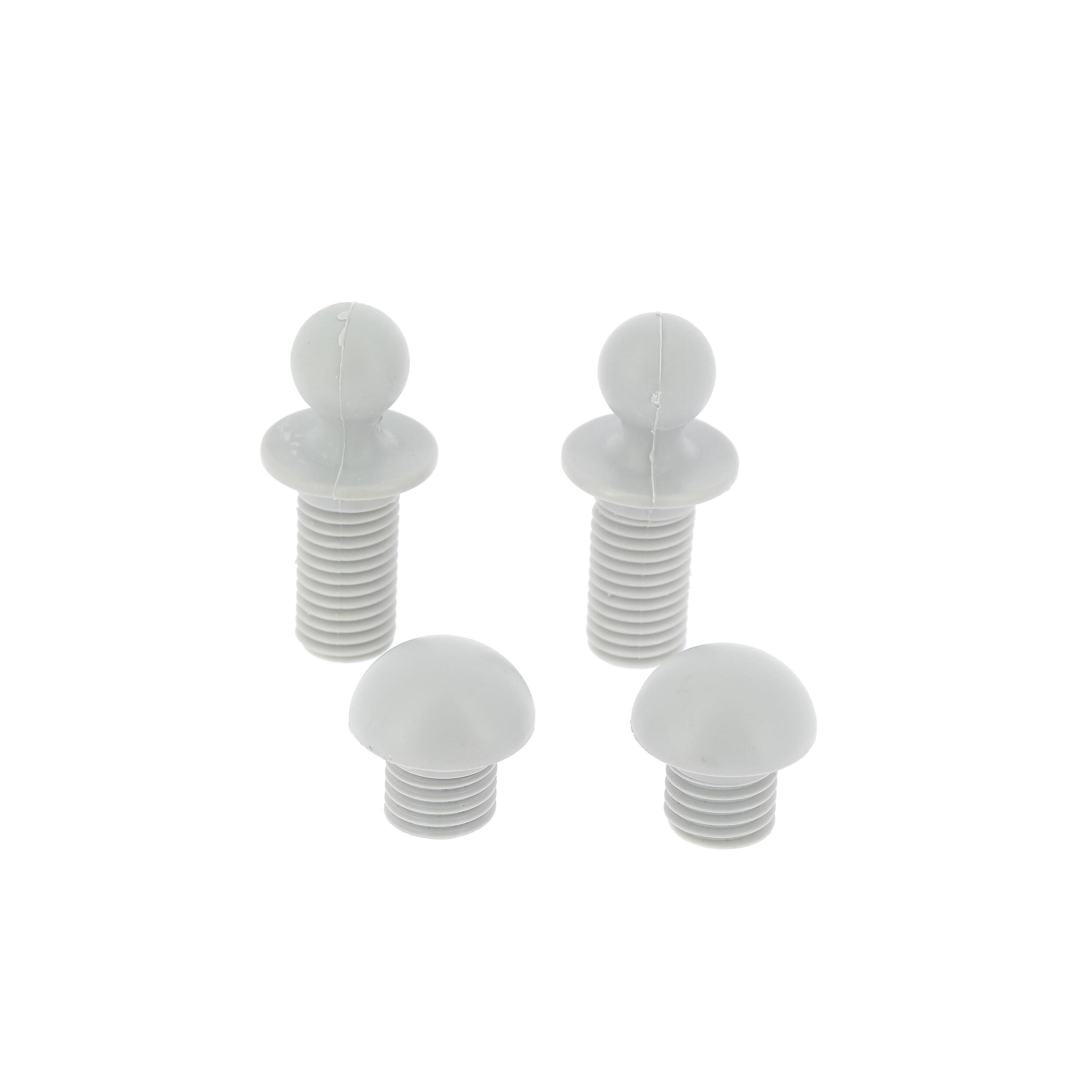 Embouts de repose-jambes blanc pour fauteuils