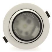 Spot encastrable orientable à Leds : blanc