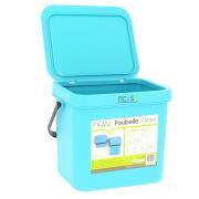 Poubelle à suspendre : 7 litres bleue