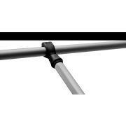 Bike holders avec fermeture AcuTight : Bike Holder 2 avec un verrou AcuTight Knob gris anodisé