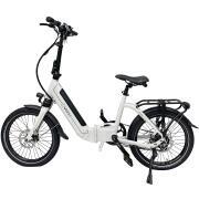 Vélo pliant à assistance électrique Jazzy : Blanc 11Ah