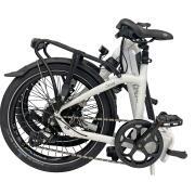 Vélo pliant à assistance électrique Jazzy : Blanc 11Ah