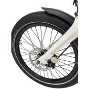 Vélo pliant à assistance électrique Jazzy : Blanc 11Ah