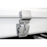 Tente de toit Maggiolina Grand Tour : Small coloris gris clair coque blanche