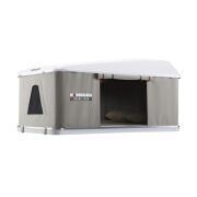 Tente de toit Maggiolina Grand Tour : Small coloris gris clair coque blanche