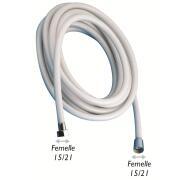 Flexible douche raccord fileté double femelle 15/21.