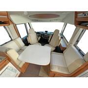 Housses sur-mesure camping-car : Mixte avant 2 places + 2  banquettes
