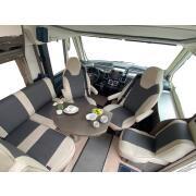 Housses sur-mesure camping-car : Leather touch 4 banquettes